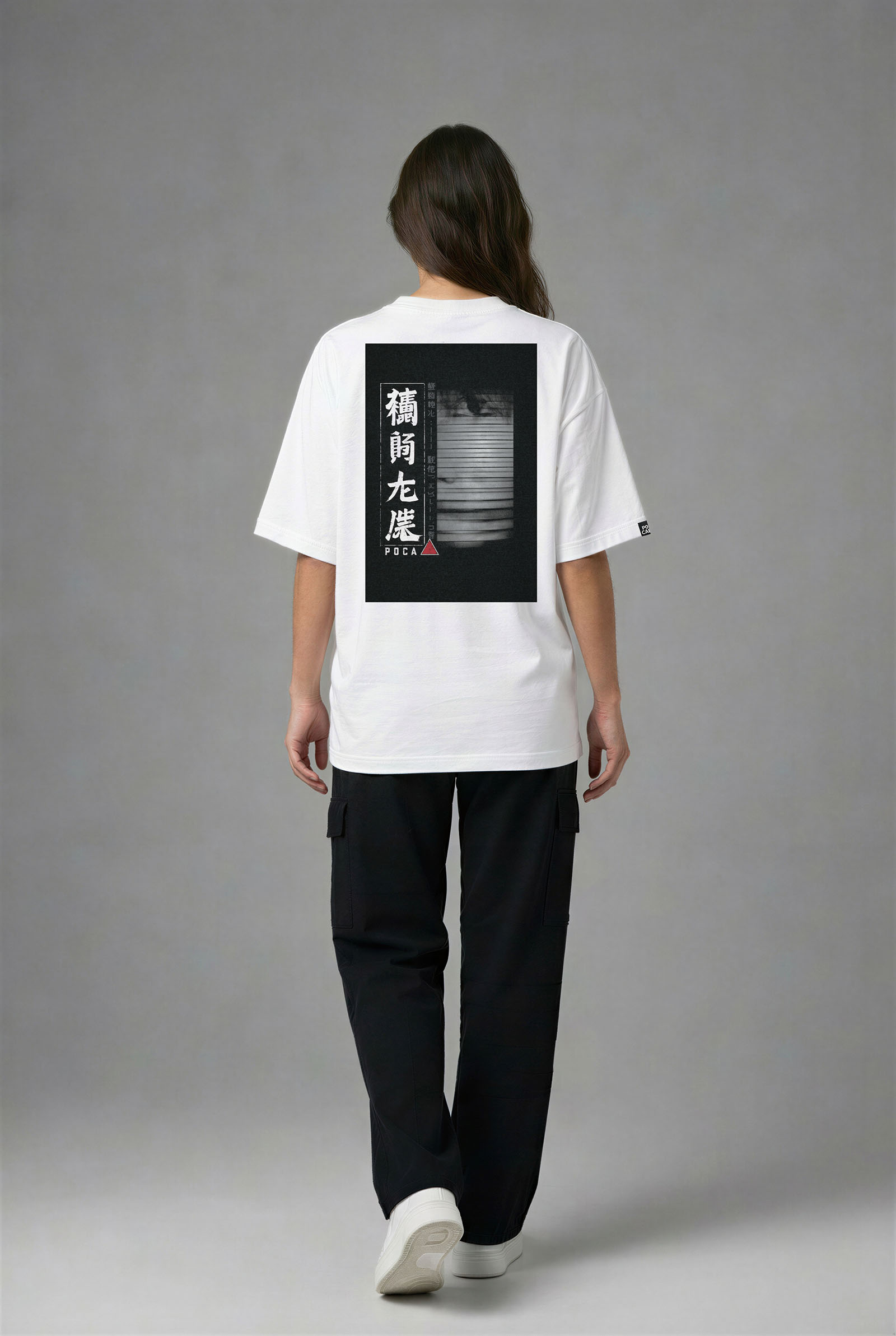 3124B_KADIN 3124B OVERSIZE T-SHIRT - Görsel 1