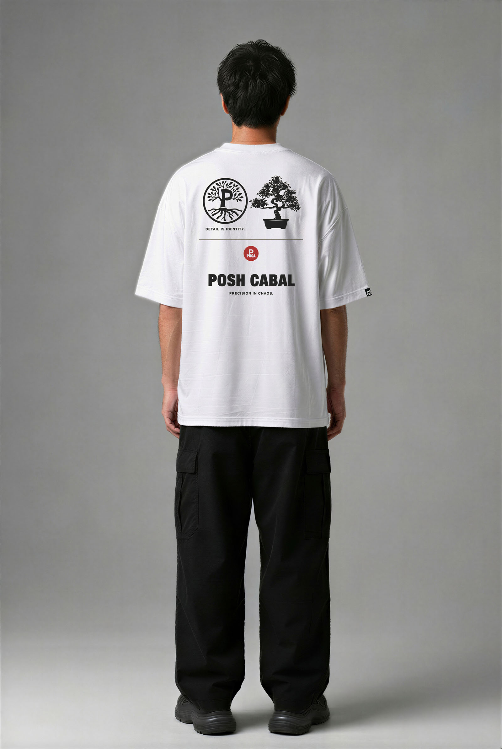 3145B_ERKEK 3145B OVERSIZE T-SHIRT - Görsel 1