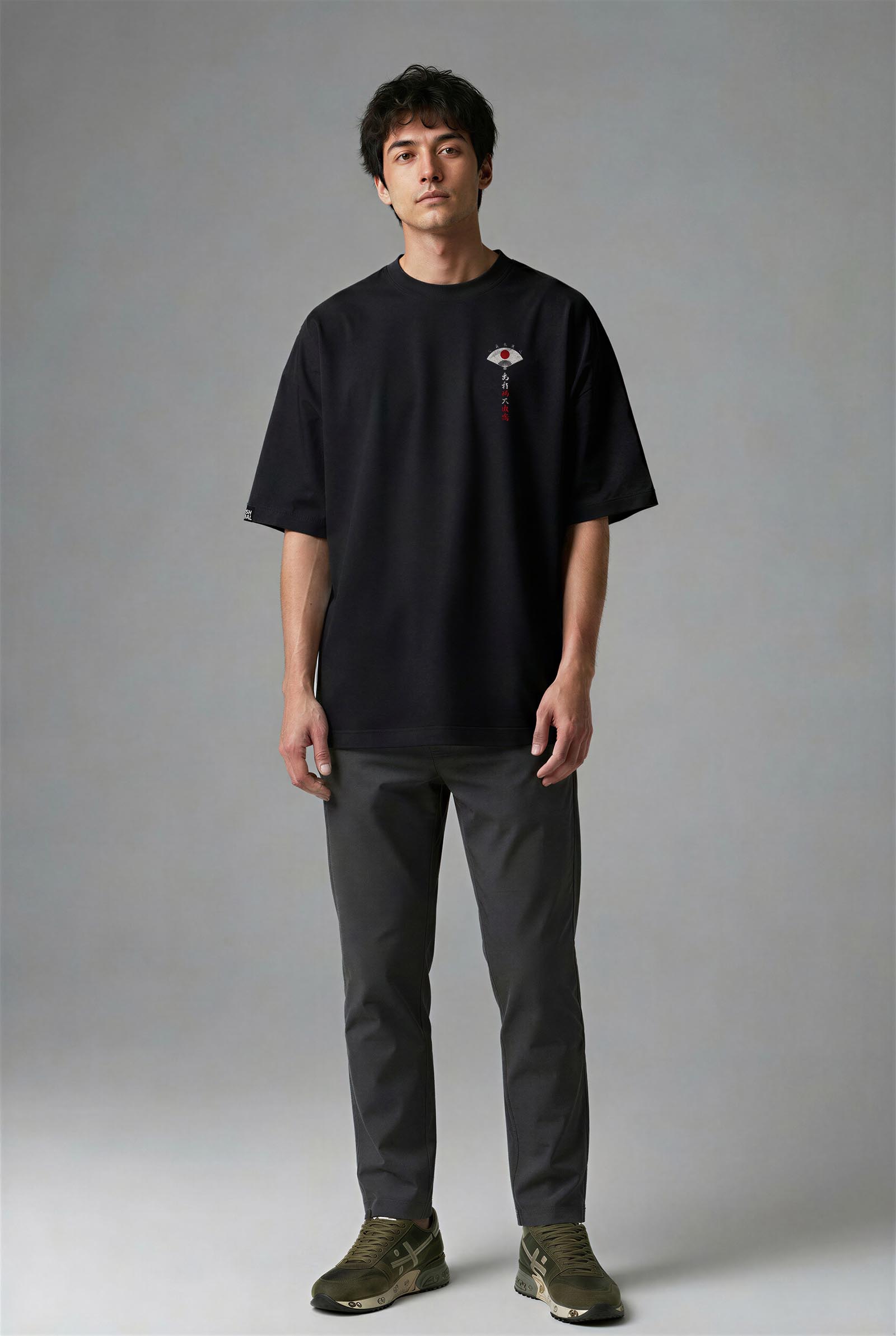 G1037S_ERKEK G1037S OVERSIZE T-SHIRT - Görsel 1