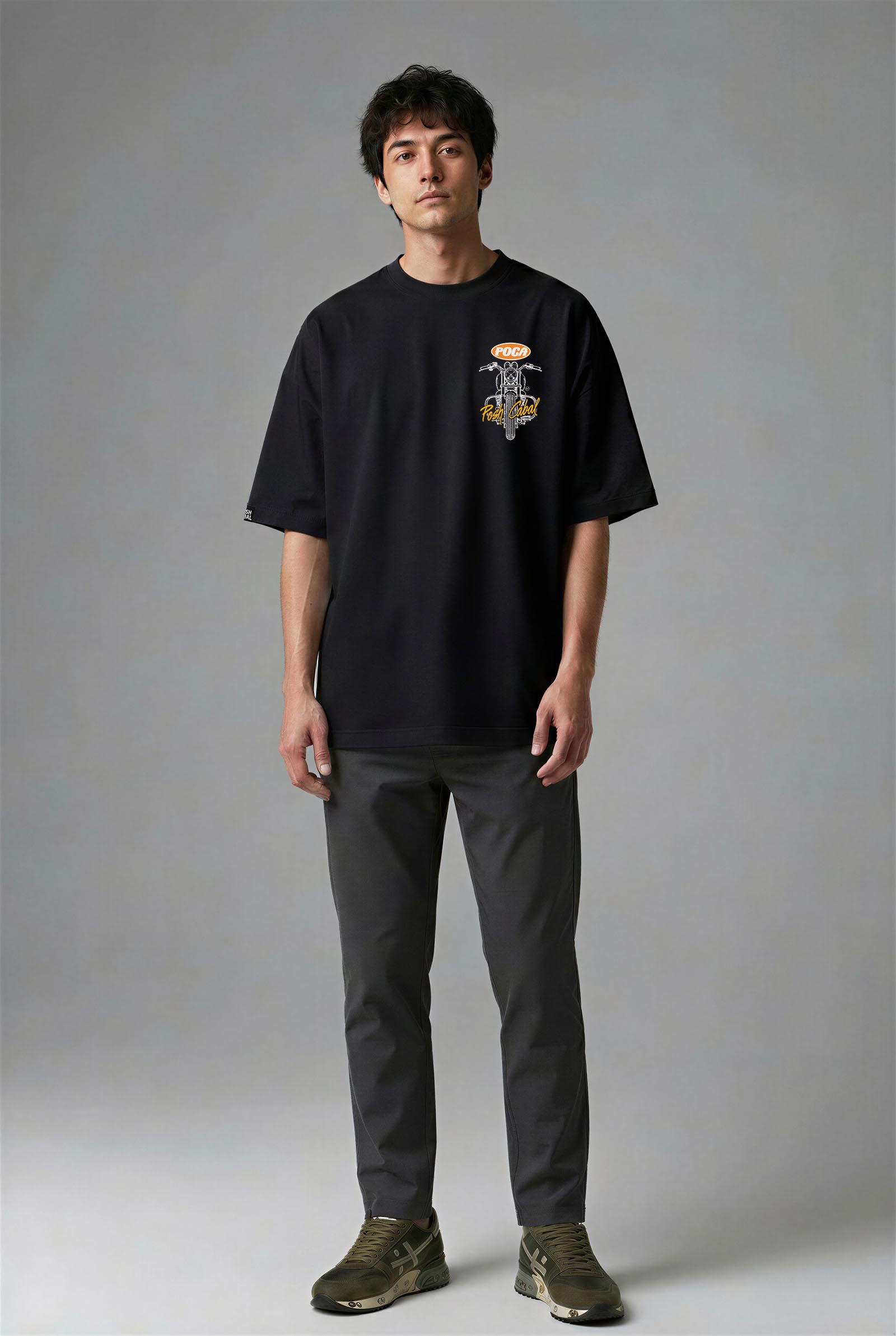 G1067S_ERKEK G1067S OVERSIZE T-SHIRT - Görsel 1