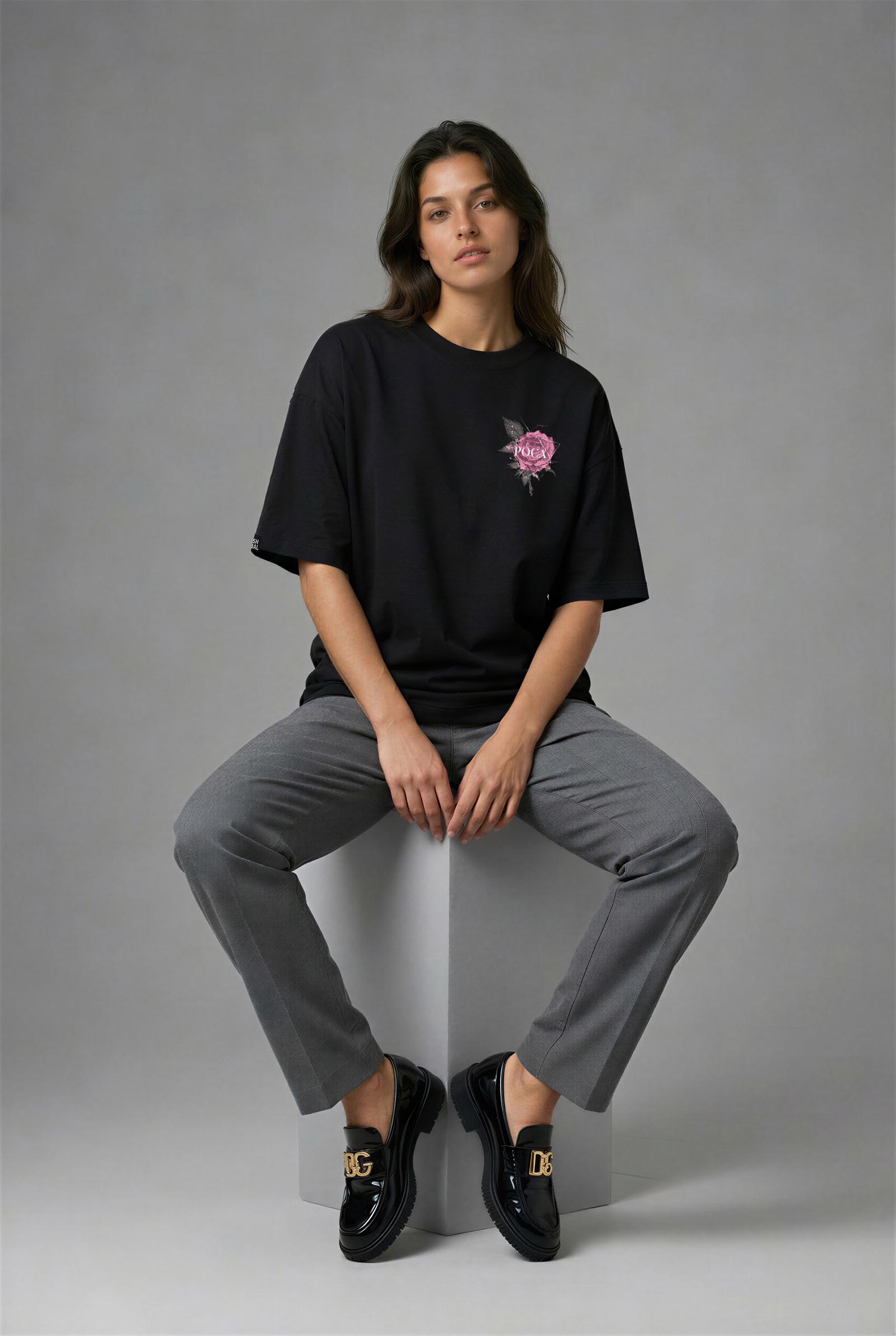 G2005HS_KADIN G2005HS OVERSIZE T-SHIRT - Görsel 1