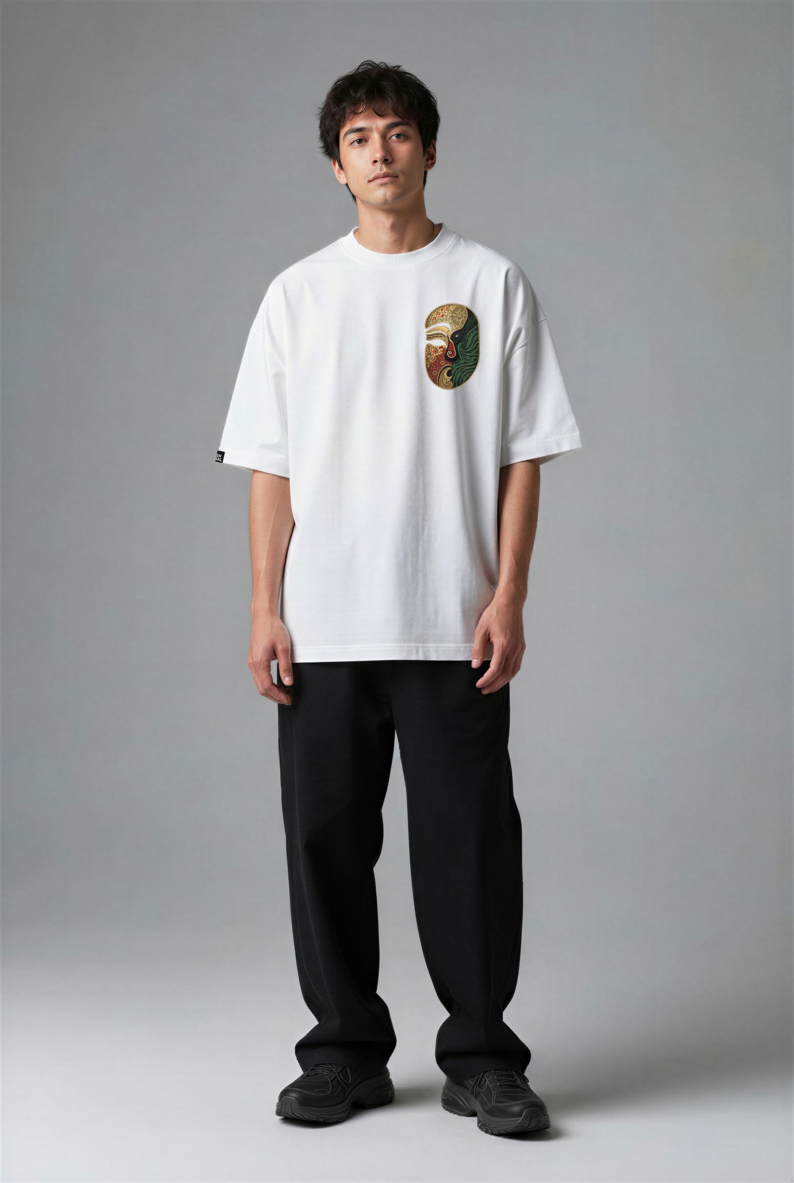 G2072HB_ERKEK G2072HB OVERSIZE T-SHIRT - Görsel 1