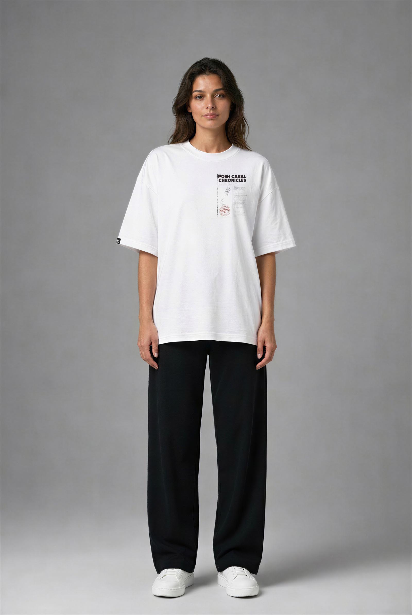 G3012B_KADIN G3012B OVERSIZE T-SHIRT - Görsel 1