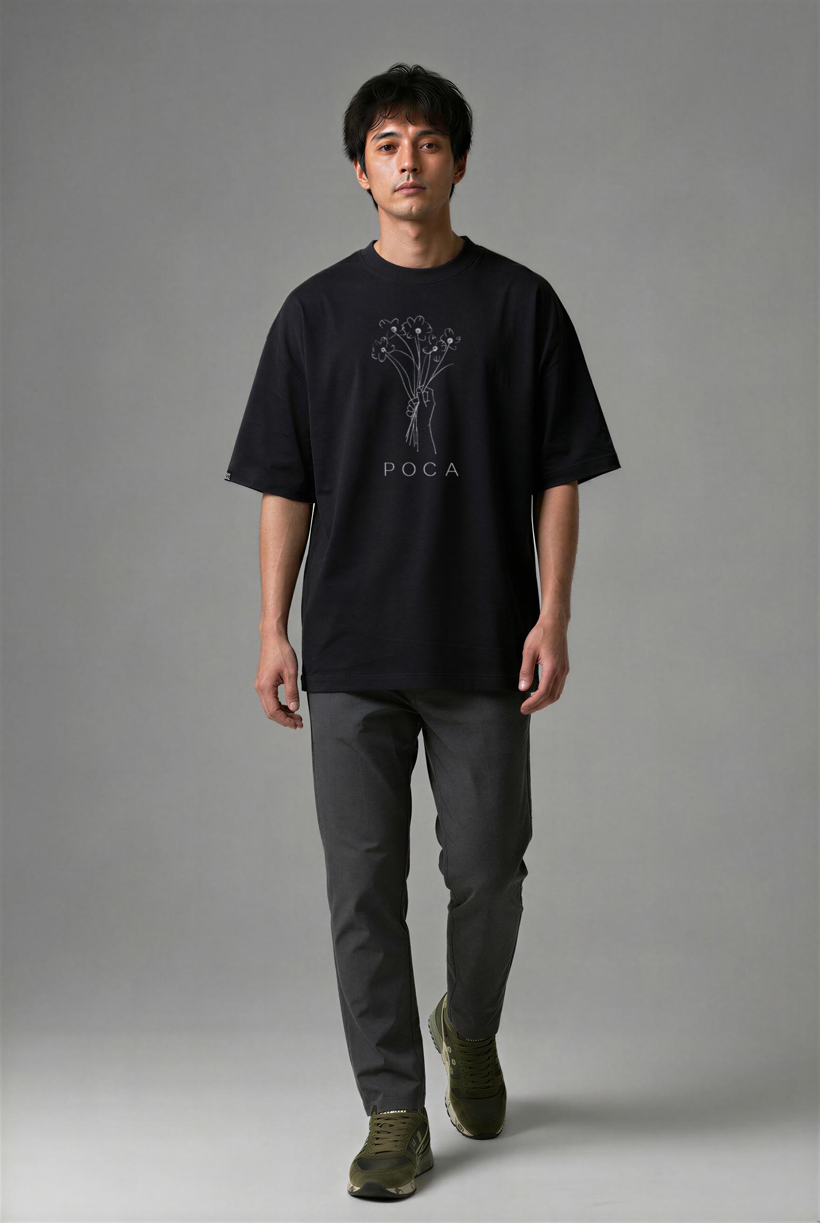 F1123S_ERKEK F1123S OVERSIZE T-SHIRT - Görsel 1