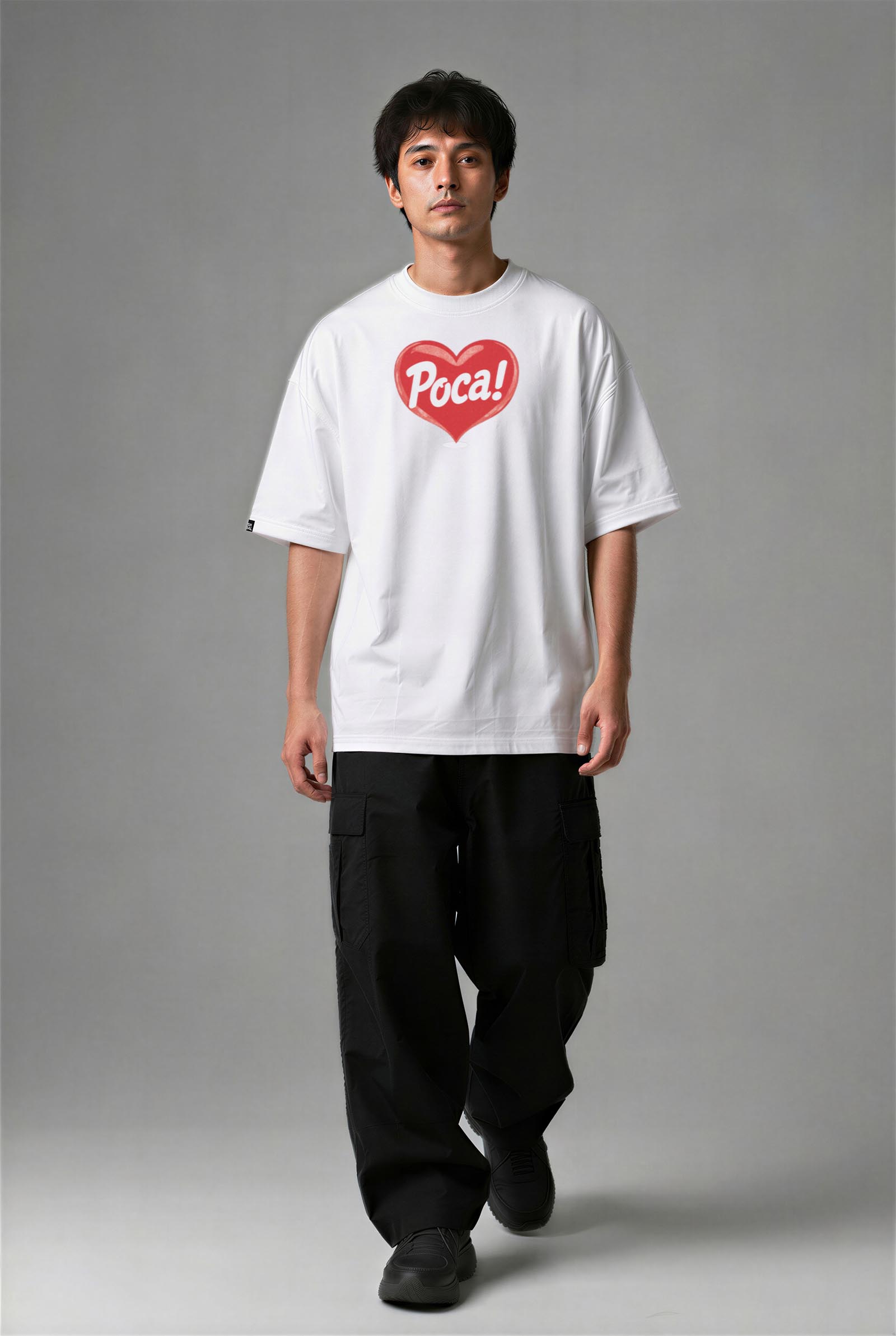 F2013HB_ERKEK F2013HB OVERSIZE T-SHIRT - Görsel 1