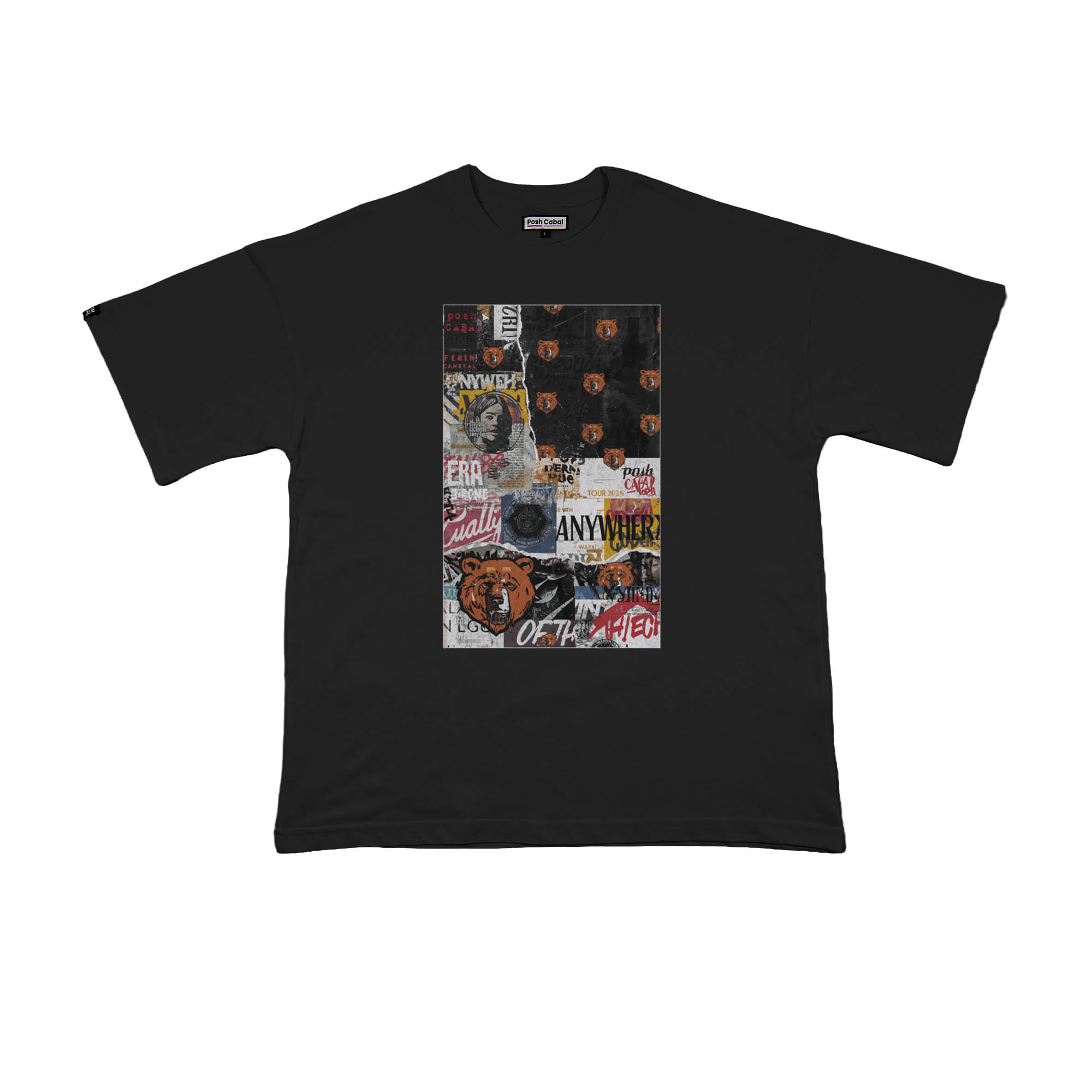 F2054HS F2054HS OVERSIZE T-SHIRT - Görsel 1