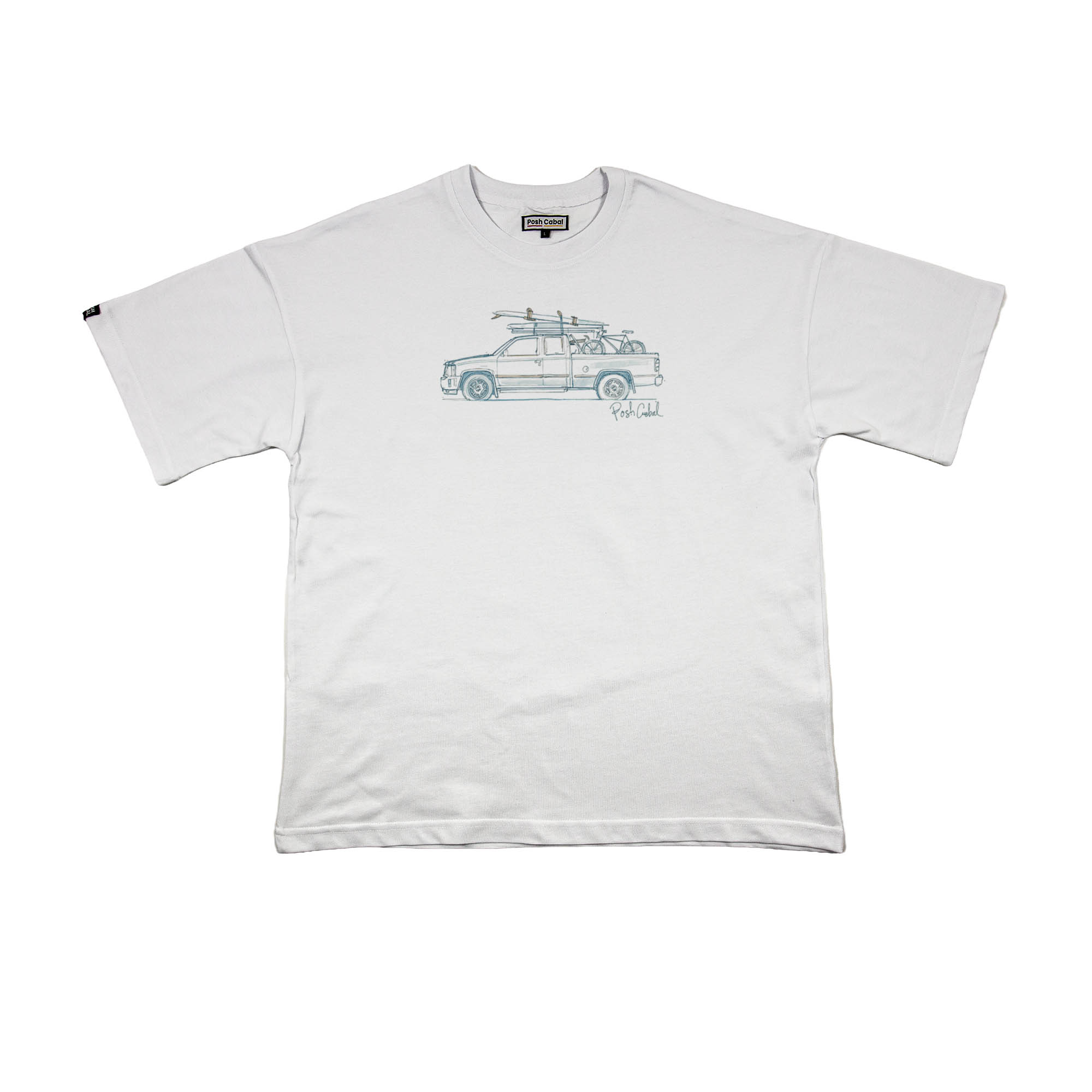 F3060B F3060B OVERSIZE T-SHIRT - Görsel 1