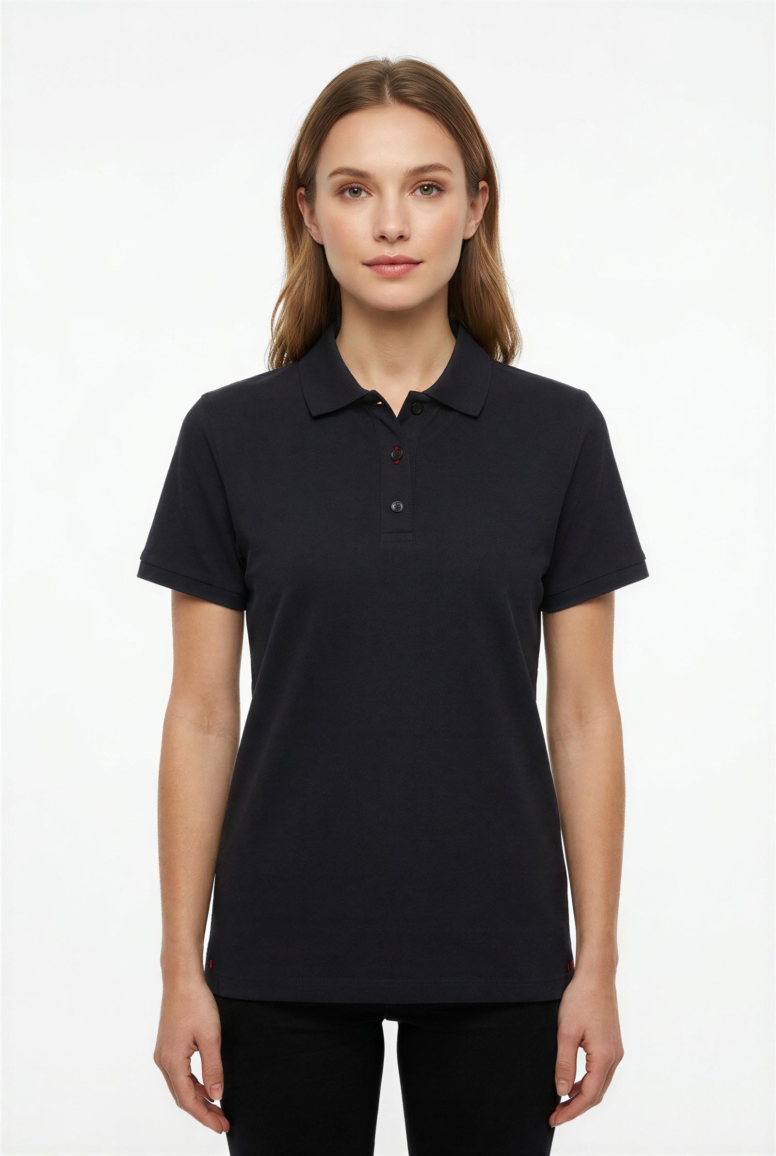 POLO_SIYAH_1 PSC999 COMFORT FIT SİYAH POLO SHIRT - Görsel 1