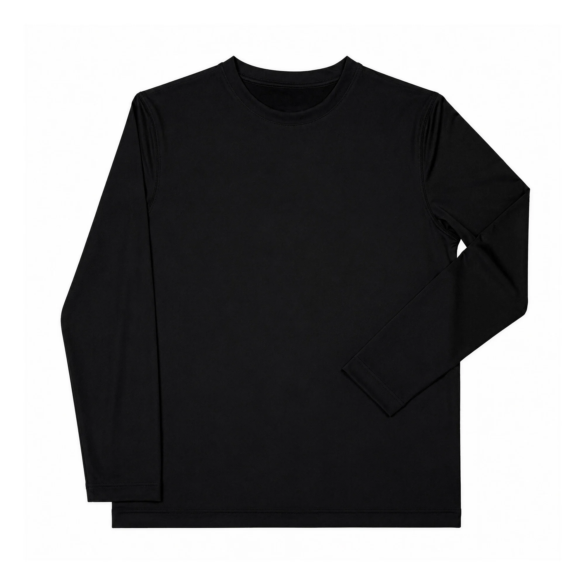 ACTIVE-TEE-SIYAH-LS-3 AT999 UZUN KOLLU SİYAH ACTIVE TEE - Görsel 1