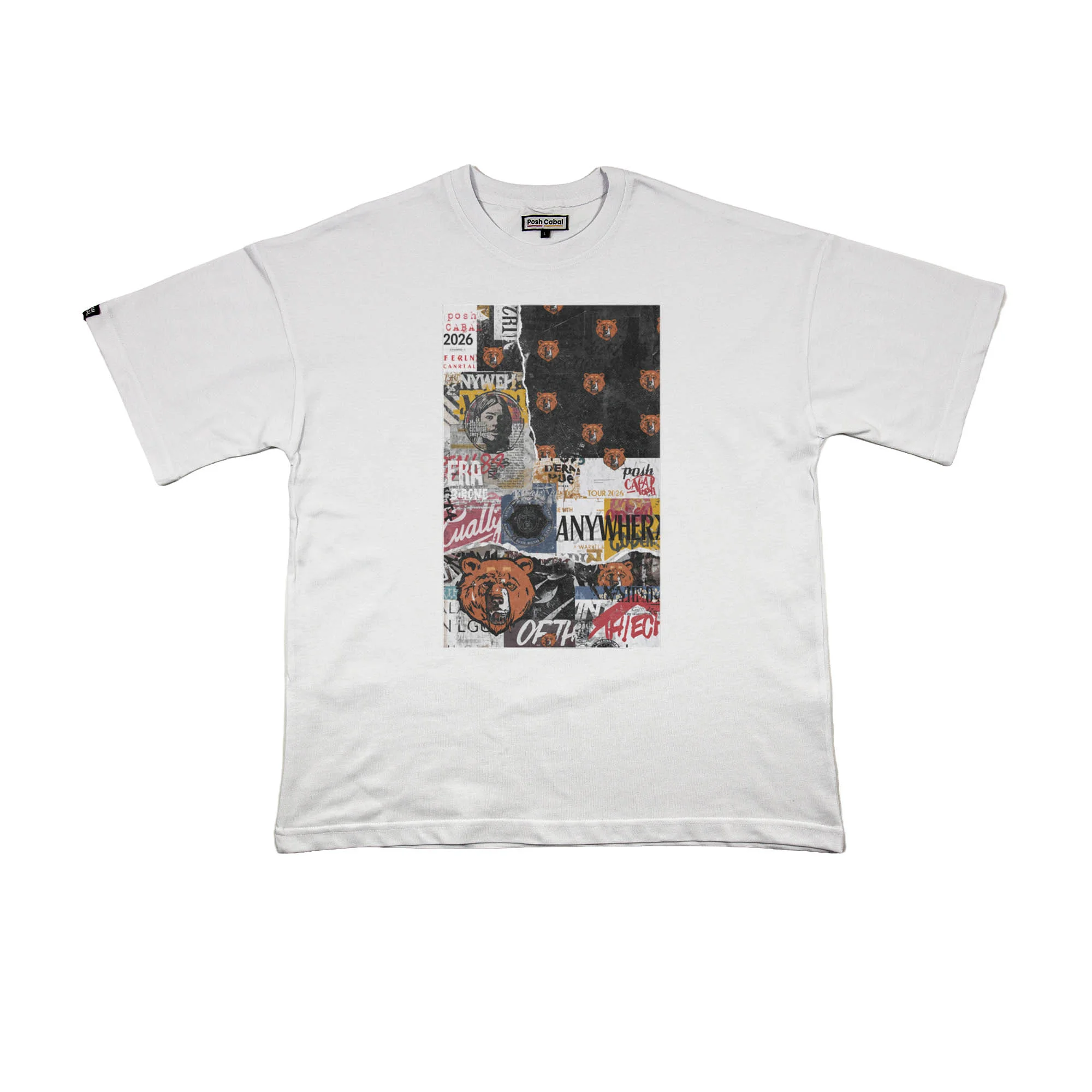 F2054HB F2054HB OVERSIZE T-SHIRT - Görsel 1