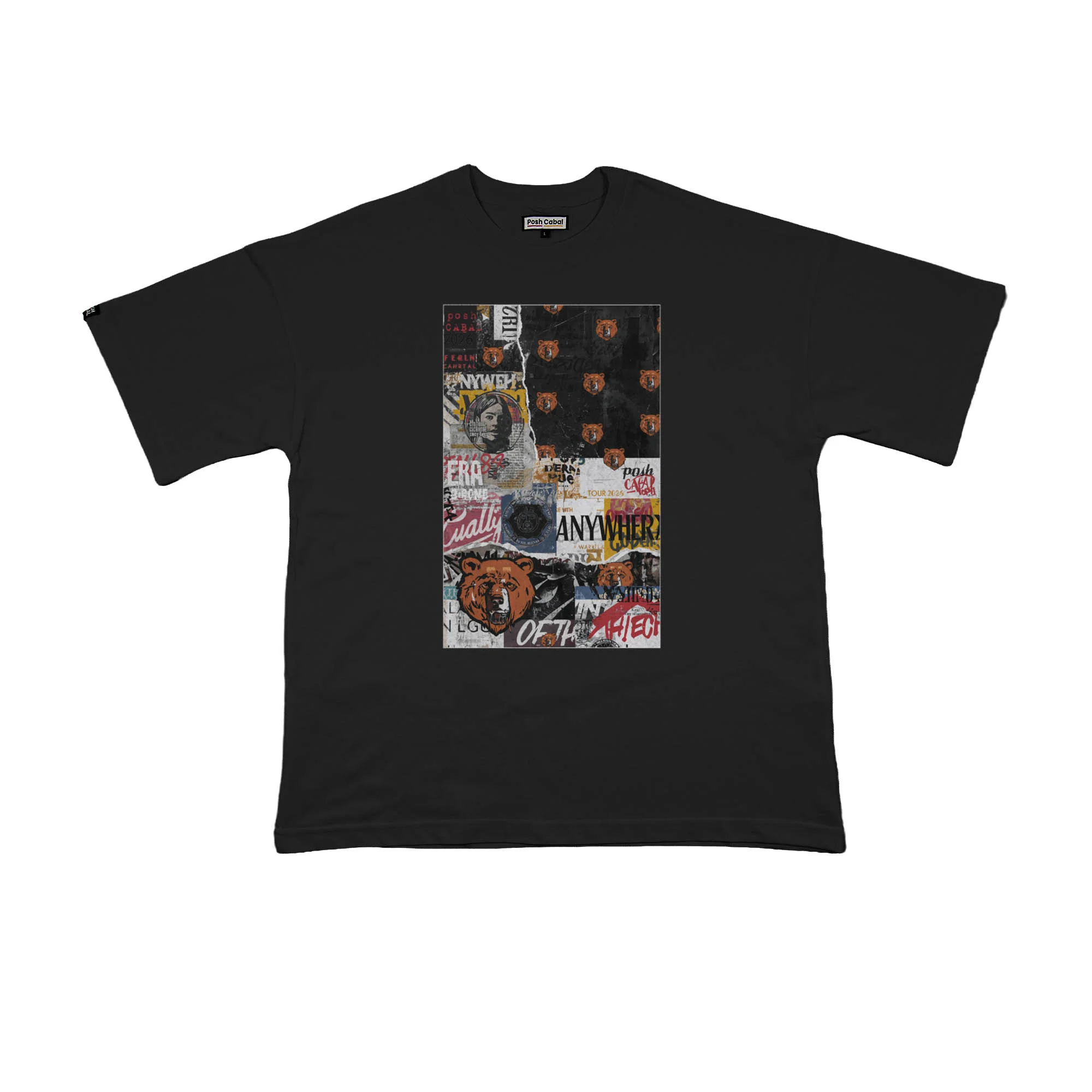 F2054HS F2054HS OVERSIZE T-SHIRT - Görsel 1