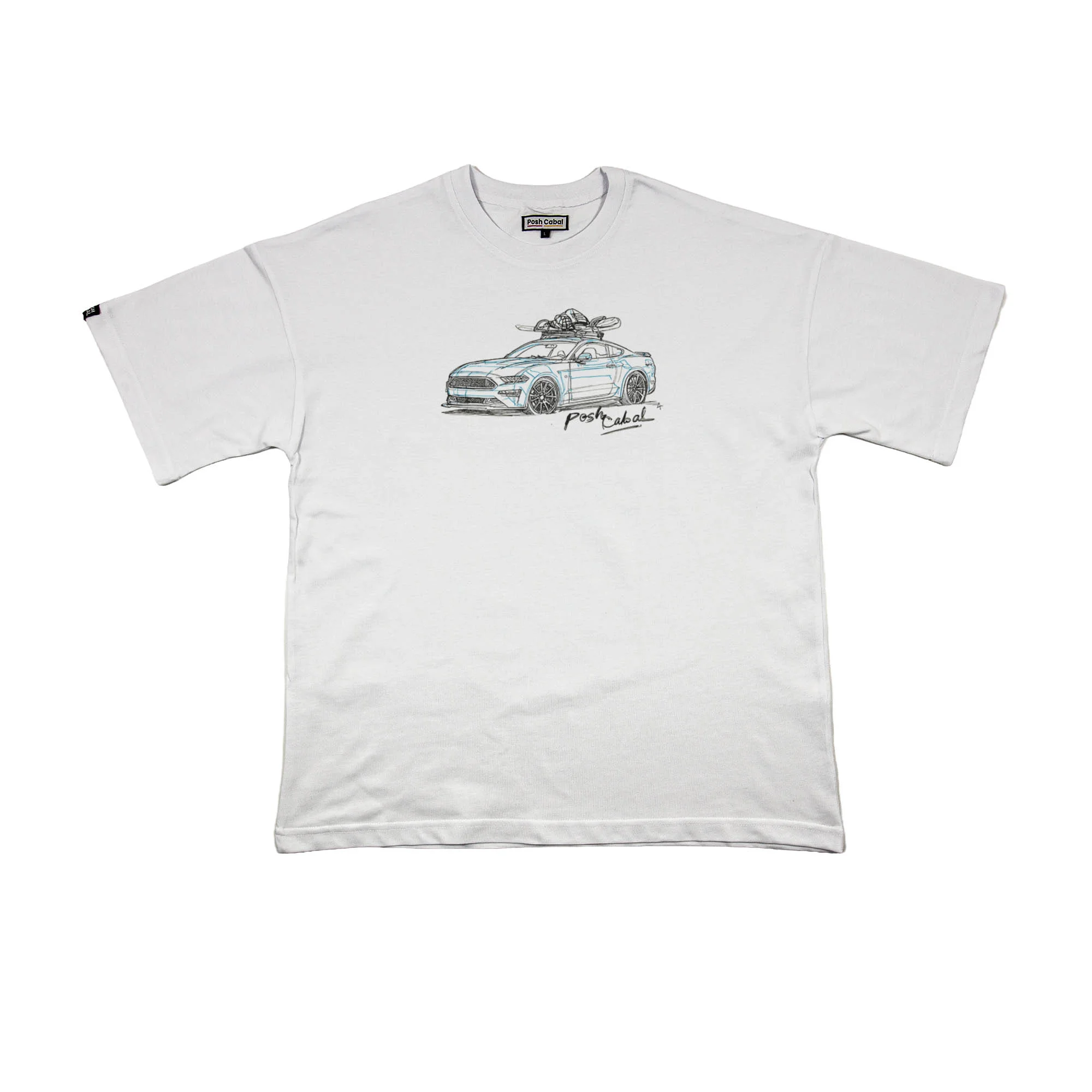 F3055B F3055B OVERSIZE T-SHIRT - Görsel 1
